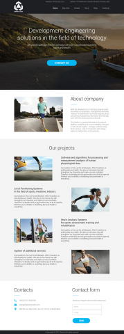 Тренировочный Landing из Figma