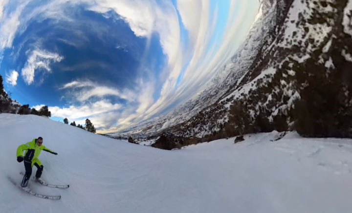Динамичный монтаж видео с камеры insta360