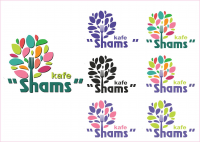 Логотип кафе "Shams"