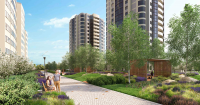роект дворового пространства для ЖК Брусника в Выборге