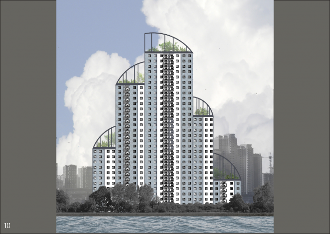 Проект многоэтажного жилого дома