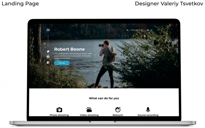 САЙТ ДЛЯ ФОТОГРАФА
