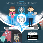 Баннер для приложения "Double you games"