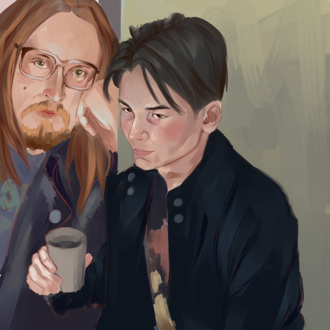 портрет друга с летовым