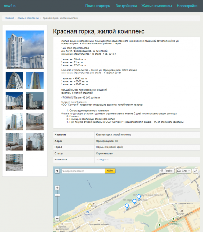 Новостройки Перми