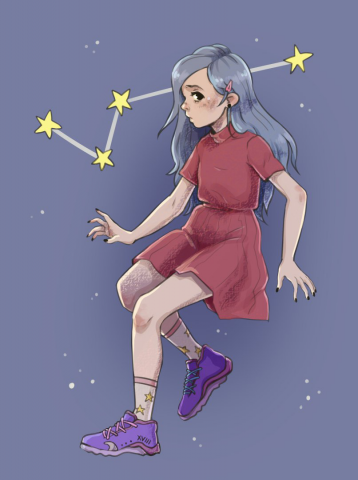 2D девочка