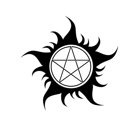 Пентаграмма в векторе