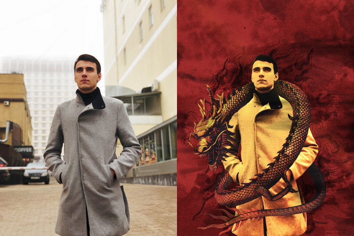 Стилизованное фото