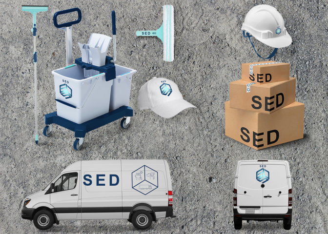 Фирменный стиль для логистической компании SED