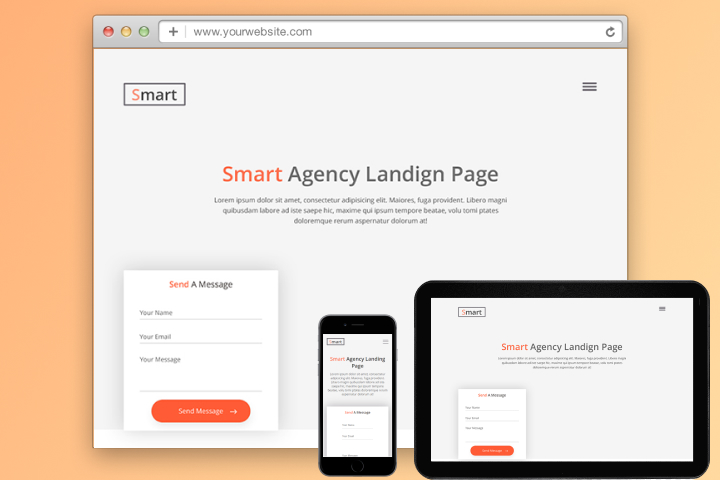 Landing Page + Адаптив