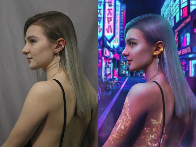 Киберпанк стилизация