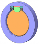 Затвор обратный дисковый