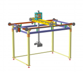 Паллетайзер-манипулятор с послоевым формированием паллеты