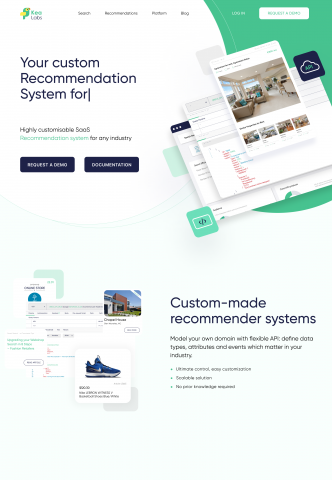 Сайт для компании KeaLabs
