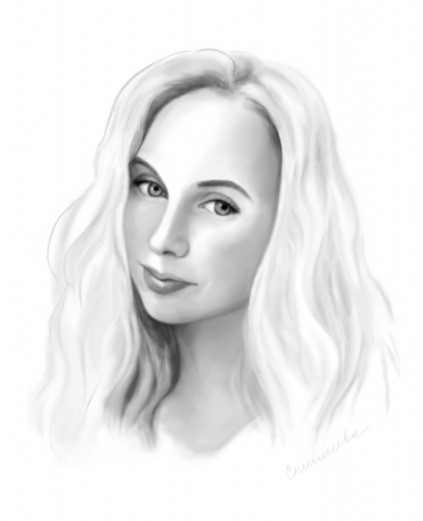 Портрет в электронном виде. Планшет Wacom