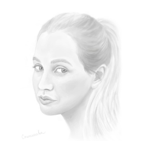 Портрет в электронном виде. Планшет Wacom