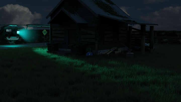 Дом, в стиле пост-апокалипсиса