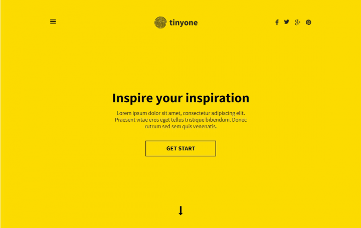 Tinyone – landing