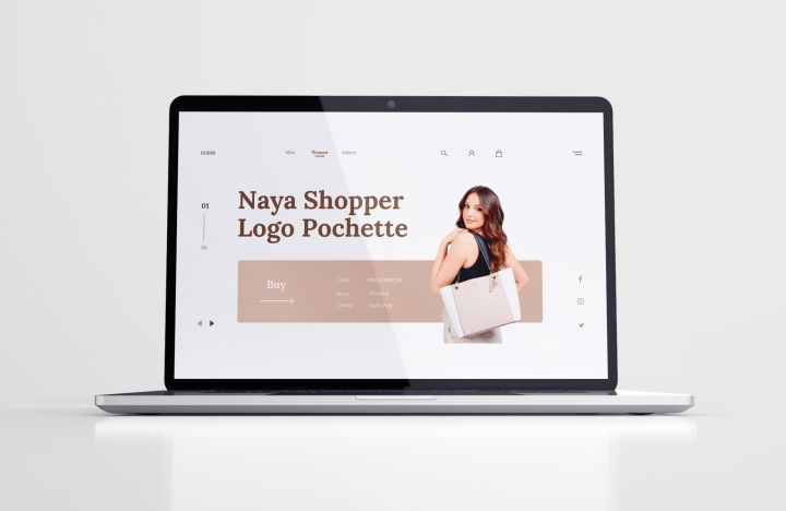 Первый экран лендинга