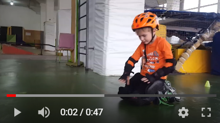 спортивная тренировка на ролика