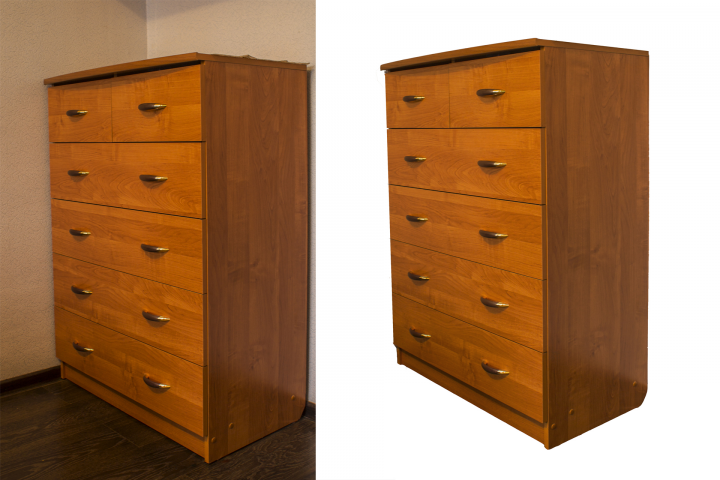 Замена фона на белый цвет