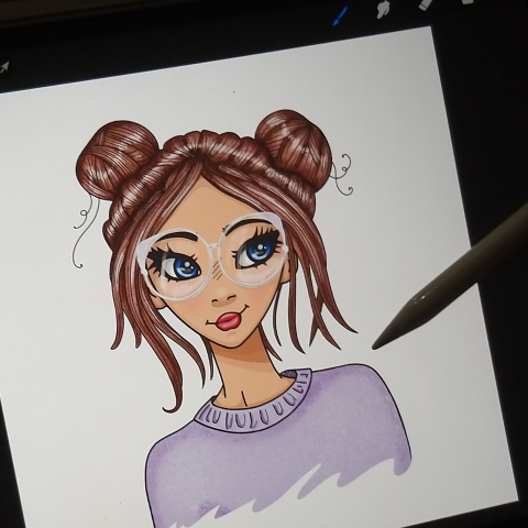 Рисую в программе Procreate