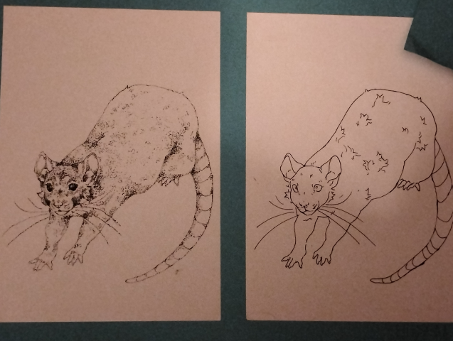 Стилизация крысы