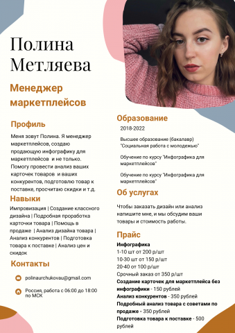 Инфографика для маркетплейсов