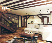 Пентхаус в стиле Шале