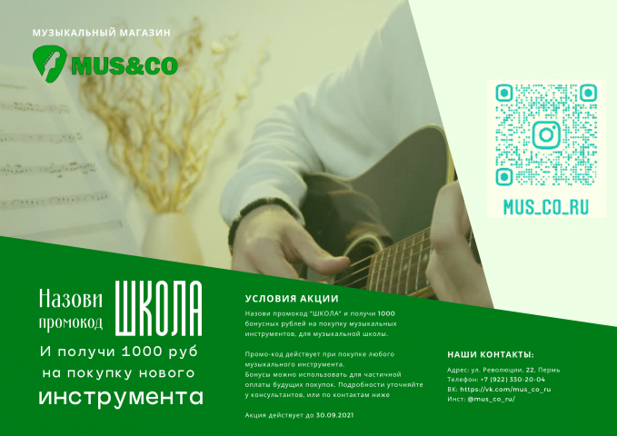 Плакат и листовка в едином стиле