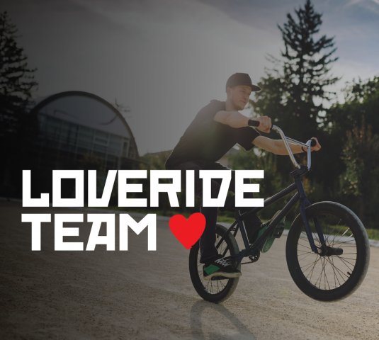 logotype LOVERIDE TEAM