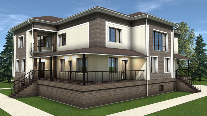 Дизайн-проект жилого дома в пос. Холмы