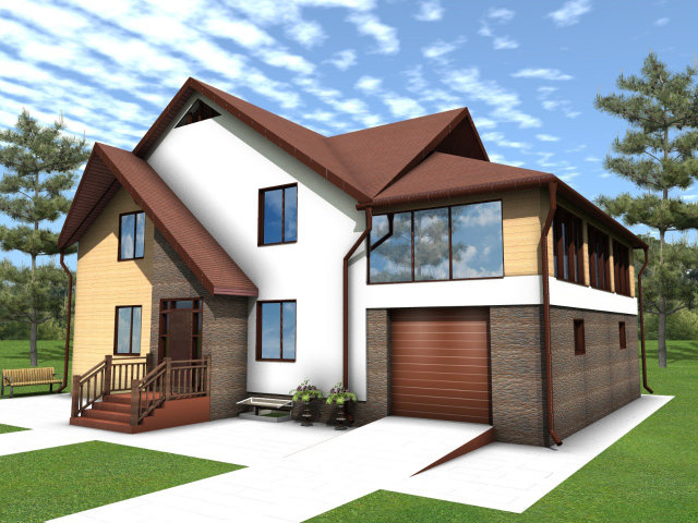 Дизайн-проект жилого дома