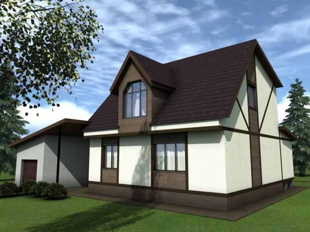 Дизайн-проект загородного жилого дома