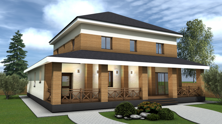 Дизайн-проект жилого дома