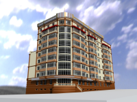 Многоэтажный жилой дом в г. Донецке