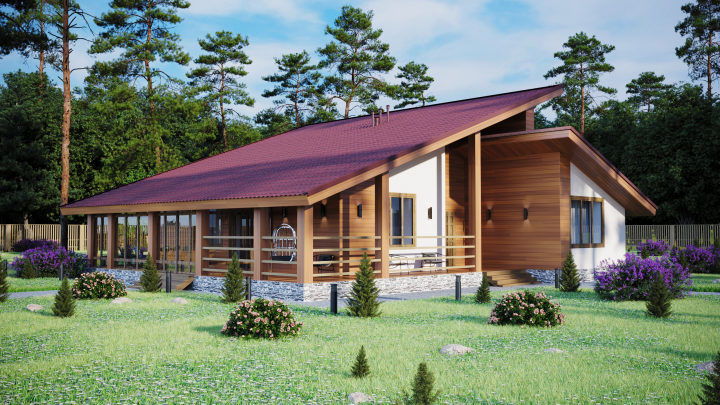 Визуализация частного дома