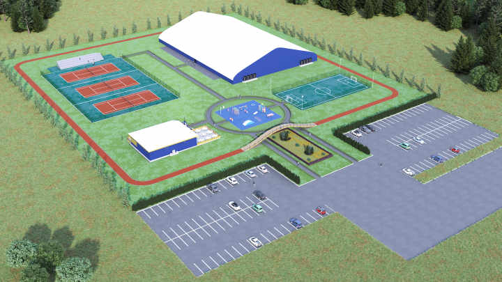 Визуализация спорткомплекса
