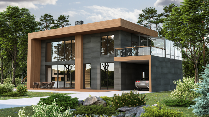 Визуализация частного дома