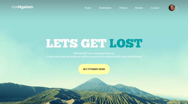 Landing Page тур-фирмы YokNgalam