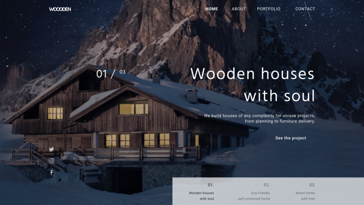 Дизайн сайта строительной компании