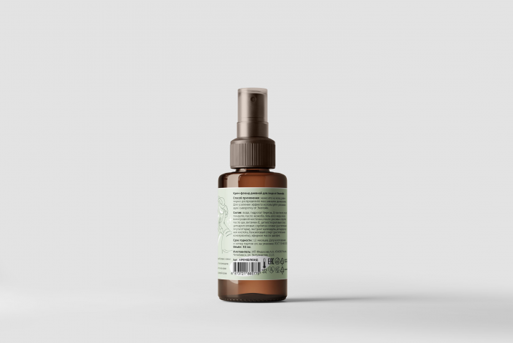 Разработка этикетки для дневного крема-флюида