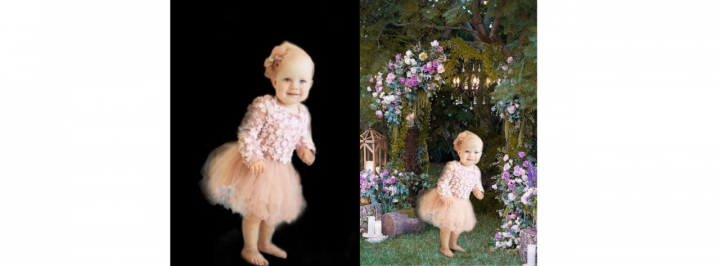 Замена фона