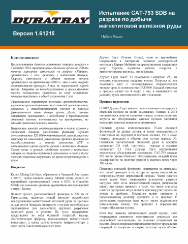 Аналитический доклад. С английского на русский