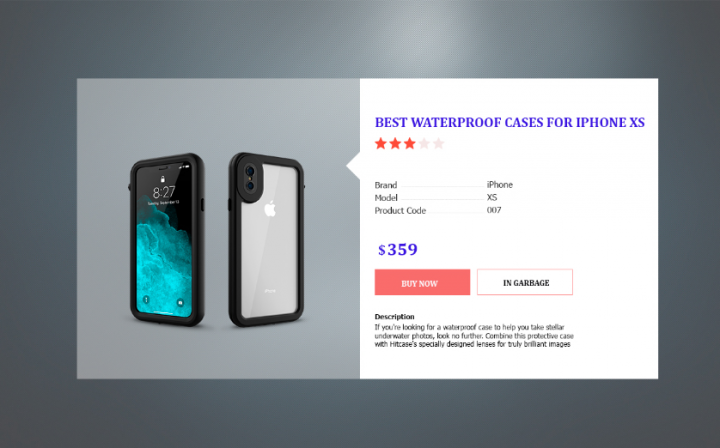Product card