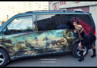 аэрография по кадрам рисунок