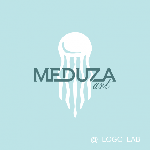 Логотип Медуза арт