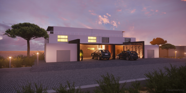 визуализация таунхауса в актау(реальный проект)