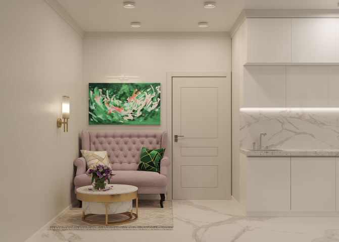 Кухня-гостиная в современном стиле