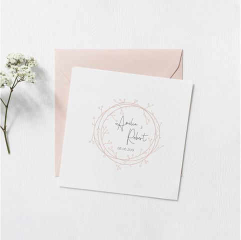 Пригласительная открытка на свадьбу